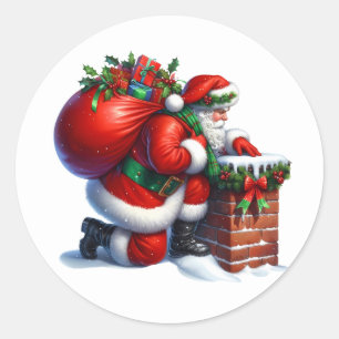 Santa Stickers