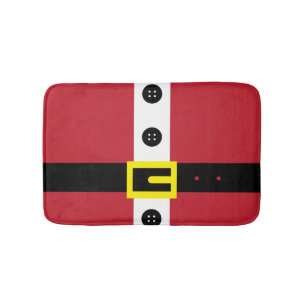 Santa Suit Bath Mat