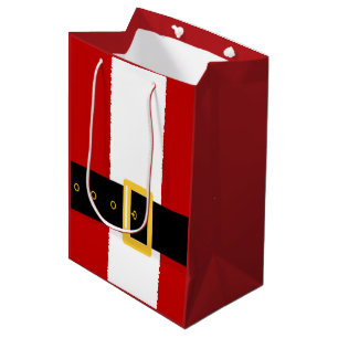 Santa Suit Christmas Med GB Medium Gift Bag