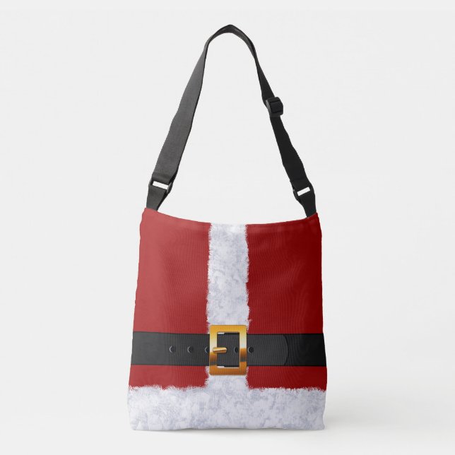 Santa Suit festive fashion for all This Holiday Crossbody Bag (Front)