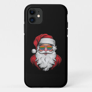Santa Sunglasses Pride Christmas Pajama X-mas Gay Case-Mate iPhone Case