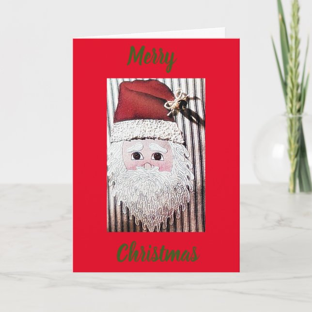 SANTA TAKE TIME OUT OF BUSY SCHEDULE FOR "YOU" HOLIDAY CARD (Front)