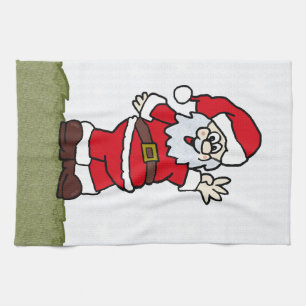 Santa Tea Towel