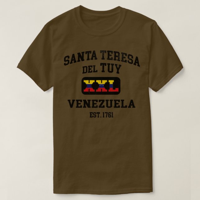 Santa Teresa del Tuy Venezuela XXL Athletic design T-Shirt (Design Front)