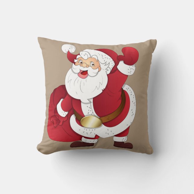Santa throw pillow (Front)