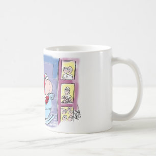Santa throws a wobbly! coffee mug