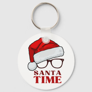 Santa Time Key Ring