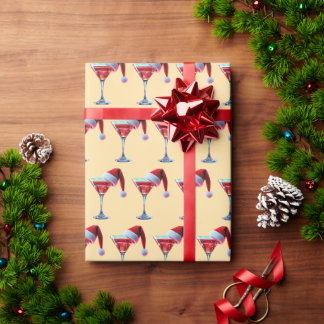 Santa-Tini Wrapping Paper