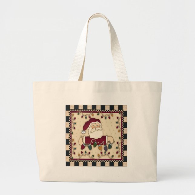 Santa Tote Bag (Front)