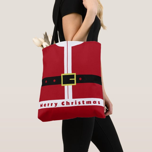 Santa Tote Bag (Close Up)