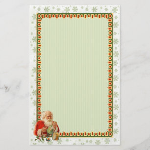 Santa Toy Maker Stationery