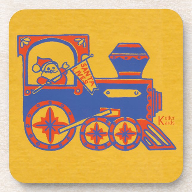 Santa Train Coaster (Front)