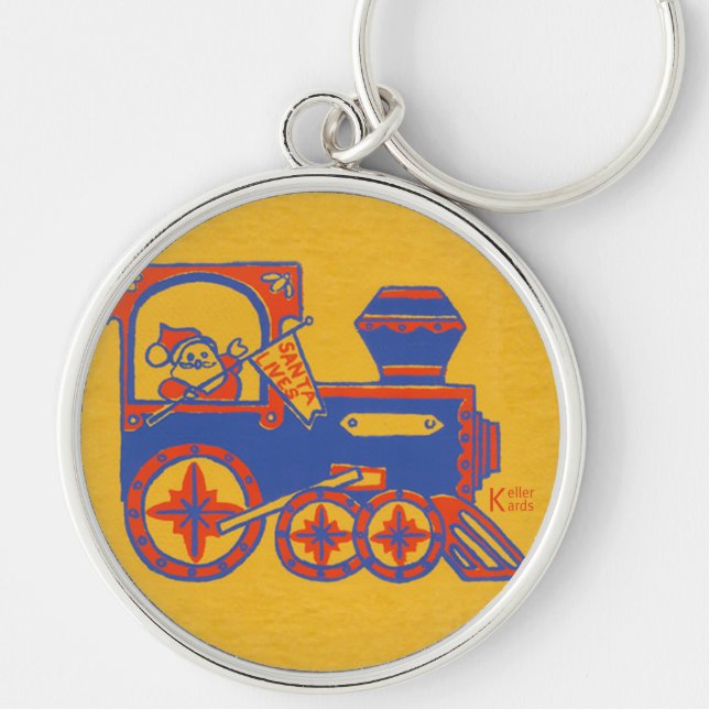 Santa Train Key Ring (Front)