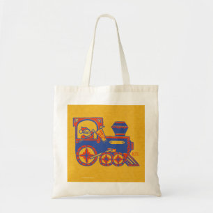 Santa Train Tote Bag
