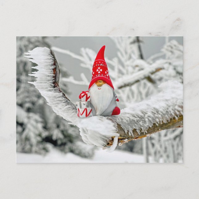 santa tree gnome postcard (Front)