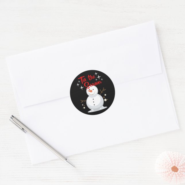 Santa & Tree Magic – Christmas Stickers & Invites (Envelope)