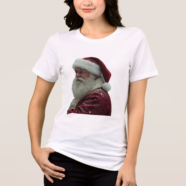 santa Tri-Blend shirt (Front)