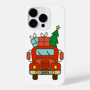 Santa truck front view Merry Christmas Case-Mate iPhone 14 Pro Case