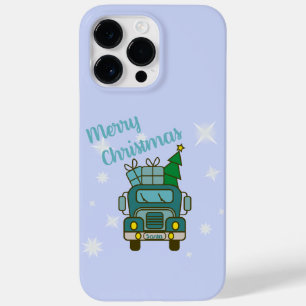 Santa truck front view Merry Christmas Case-Mate iPhone 14 Pro Max Case
