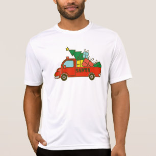 Santa truck side view Merry Christmas T-Shirt