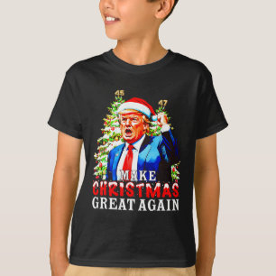 Santa Trump 45-47 Xmas Pyjamas Make Christmas Grea T-Shirt