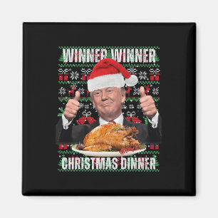 Santa Trump Christmas Humour Funny Trump Xmas 3 Magnet