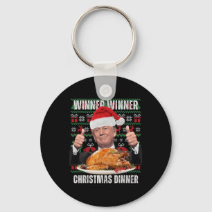 Santa Trump Christmas Humour Funny Trump Xmas 4 Key Ring