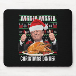 Santa Trump Christmas Humour Funny Trump Xmas 4 Mouse Pad