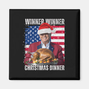 Santa Trump Christmas Humour Funny Trump Xmas Magnet