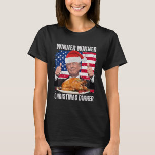 Santa Trump Christmas Humour Funny Trump Xmas T-Shirt
