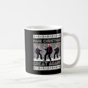 Santa Trump Dance Funny Make Christmas Great Again Coffee Mug