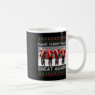 Santa Trump Dance Make Christmas Great Again Ugly  Coffee Mug