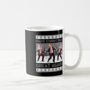 Santa Trump Dance Make Christmas Great Again Ugly Coffee Mug