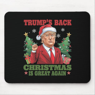 Santa Trump Dance Make Christmas Great Again Ugly  Mouse Pad