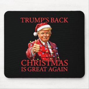 Santa Trump Dance Make Christmas Great Again Ugly  Mouse Pad