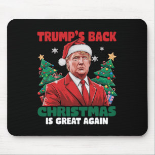 Santa Trump Dance Make Christmas Great Again Ugly  Mouse Pad