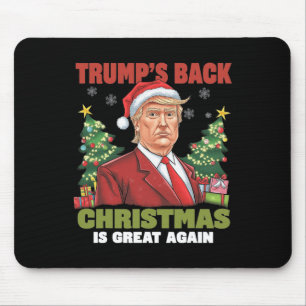 Santa Trump Dance Make Christmas Great Again Ugly Mouse Pad