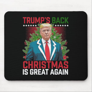 Santa Trump Dance Make Christmas Great Again Ugly  Mouse Pad