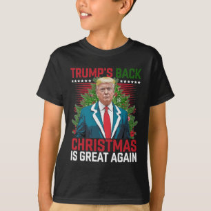 Santa Trump Dance Make Christmas Great Again Ugly T-Shirt