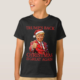 Santa Trump Dance Make Christmas Great Again Ugly T-Shirt