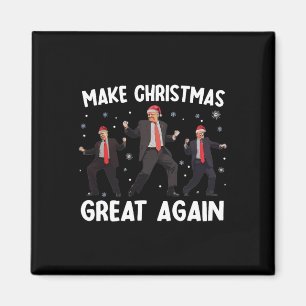 Santa Trump Dance Make Christmas Great Again Xmas  Magnet