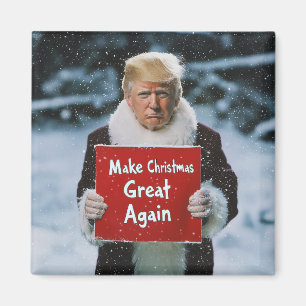 Santa Trump: “Make Christmas Great Again” Magnet
