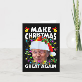 Santa Trump Make Christmas Great Again Ugly Xmas P Card