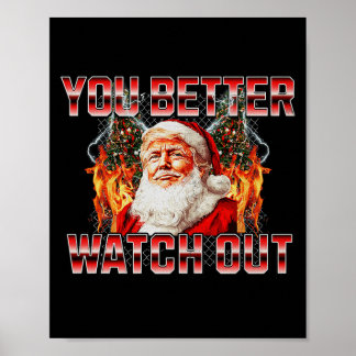 Santa Trump Santa Claus Is Coming To Town 2024 Pre Poster