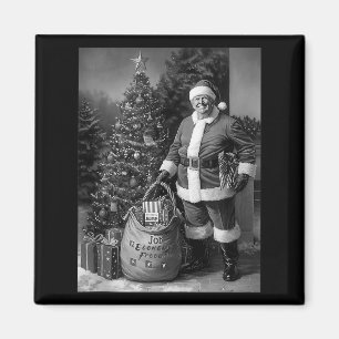 Santa Trump With A Sack Full Of Presents Christmas Magnet