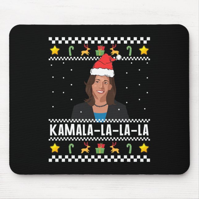 Santa Ugly Christmas Sweater Meme  Mouse Pad (Front)