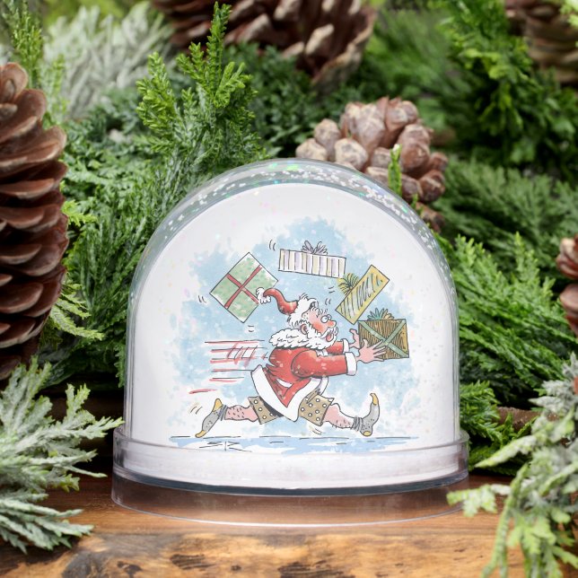 Santa Unprepared snow globe (Winter)