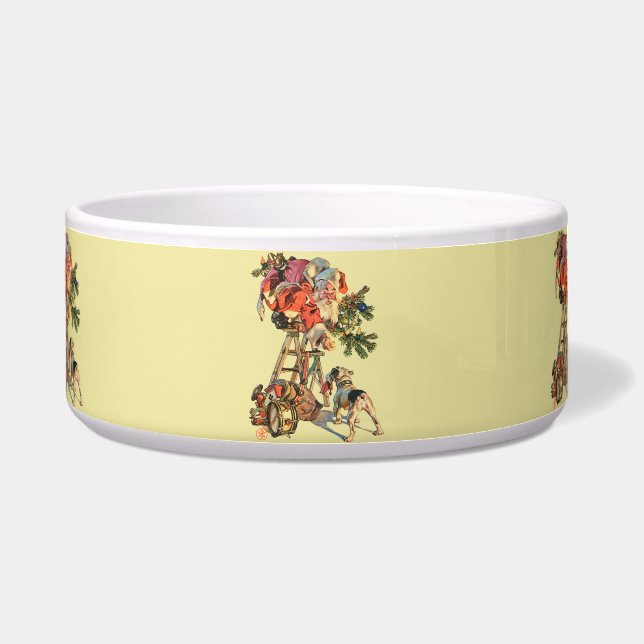 Santa Up a Ladder (Front)