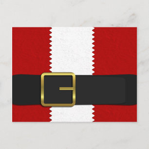 Santa Upclose Postcard