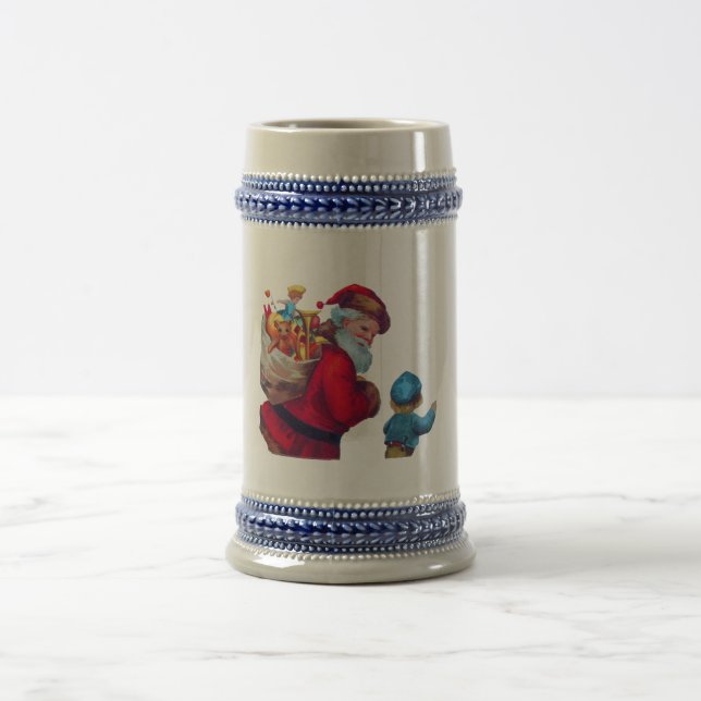 SANTA VINTAGE 2 BEER STEIN (Center)